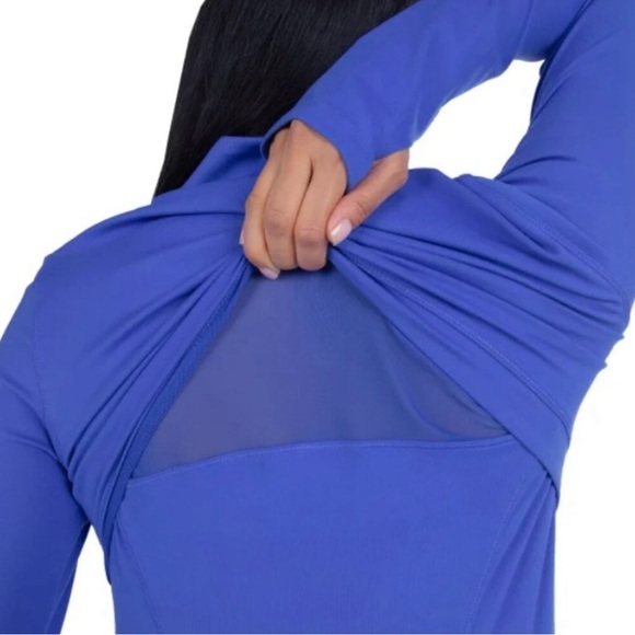 NWT Spyder Women's Yoga Jacket, Blue (Blue Delphi) - Picture 5 of 15